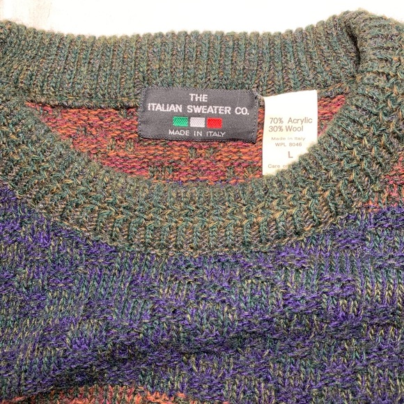 Vintage 90s The Italian Sweater Co. made in Italy - Picture 6 of 6
